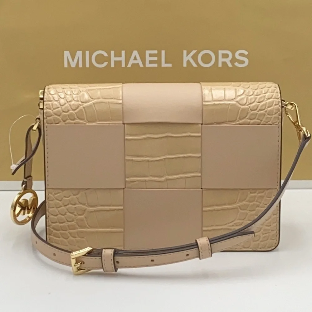 MICHAEL KORS MERCER SMALL CLUTCH XBODY BUFF